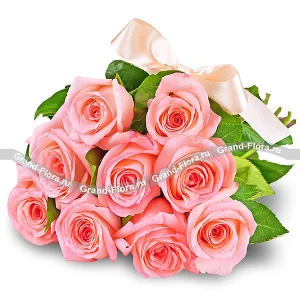 Bouquet of pink roses